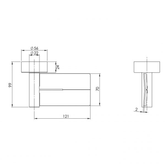 Vivid Metal Phoenix Soap Dish - Chrome